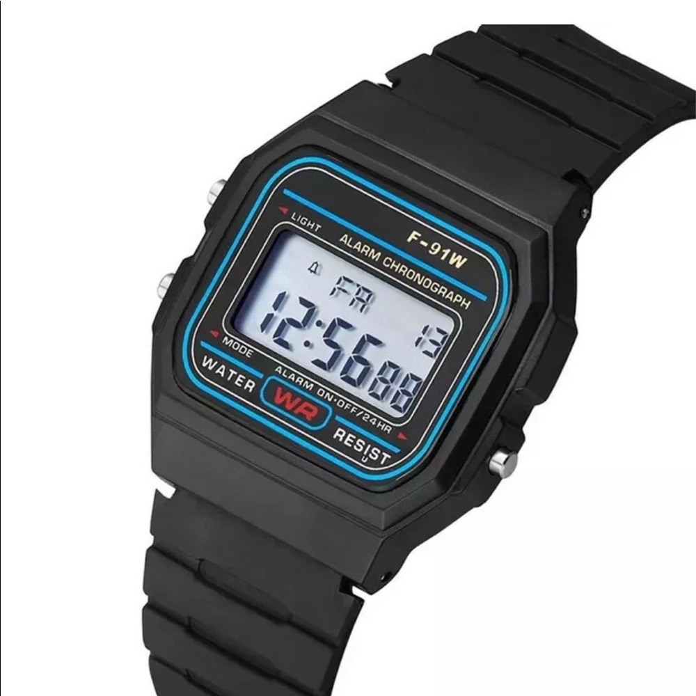 Casio F-91-W1 Men’s ResinBand WaterResistant Alarm